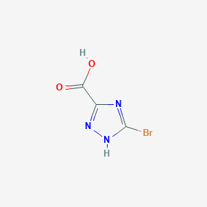 molecular formula C3H2BrN3O2 B1280716 5-溴-1H-1,2,4-三唑-3-羧酸 CAS No. 674287-63-9
