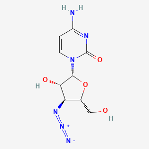 2(1H)-Pyrimidinone, 4-amino-1-(3-azido-3-deoxy-beta-D-arabinofuranosyl)-