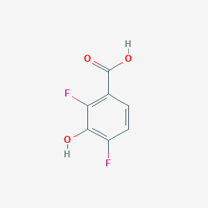 molecular formula C7H4F2O3 B1280719 2,4-二氟-3-羟基苯甲酸 CAS No. 91659-08-4