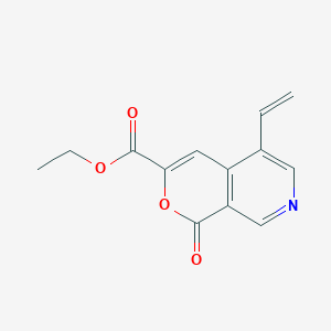 Ethyl 5-ethenyl-1-oxopyrano[3,4-c]pyridine-3-carboxylate