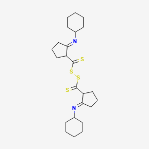 Bis(2-(cyclohexylimino)cyclopentyl)dithioperoxyanhydride