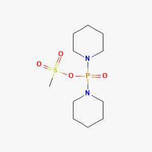 Di(piperidin-1-yl)phosphoryl methanesulfonate