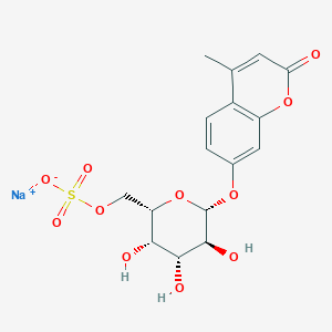 4-Methylumbelliferyl I(2)-D-galactopyranoside-6-sulphate sodium salt