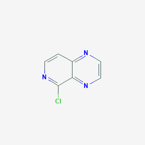 molecular formula C7H4ClN3 B1280735 5-氯吡啶并[4,3-b]吡嗪 CAS No. 214045-82-6