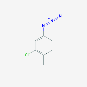 molecular formula C7H6ClN3 B1280736 4-叠氮基-2-氯-1-甲苯 CAS No. 357292-37-6
