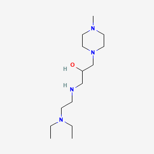 1-((2-(Diethylamino)ethyl)amino)-3-(4-methyl-1-piperazinyl)-2-propanol