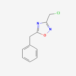 molecular formula C10H9ClN2O B1280743 5-苄基-3-(氯甲基)-1,2,4-恶二唑 CAS No. 52156-51-1
