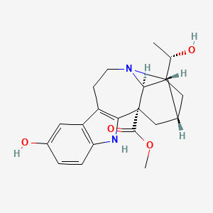 molecular formula C21H26N2O4 B12807443 10-Hydroxyheyneanine CAS No. 77795-14-3