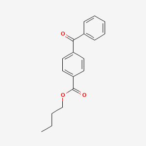 molecular formula C18H18O3 B12807497 Butyl 4-benzoylbenzoate CAS No. 67055-68-9