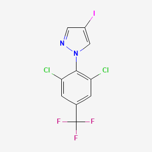 1-[2,6-Dichloro-4-(trifluoromethyl)phenyl]-4-iodo-1H-pyrazole