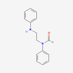 2-Anilinoethyl(phenyl)formamide