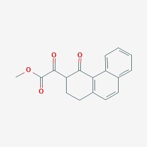 Methyl oxo(4-oxo-1,2,3,4-tetrahydrophenanthren-3-yl)acetate