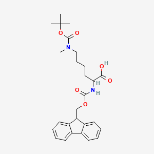 (S)-2-((((9H-Fluoren-9-yl)methoxy)carbonyl)amino)-6-((tert-butoxycarbonyl)(methyl)amino)hexanoic acid