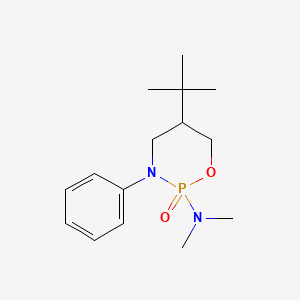 5-tert-Butyl-N,N-dimethyl-3-phenyl-1,3,2-oxazaphosphinan-2-amine 2-oxide