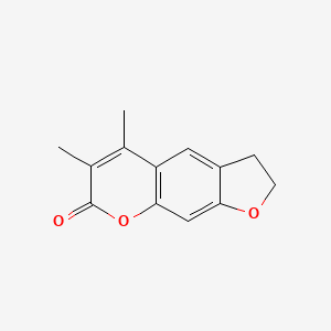 5,6-Dimethyl-2,3-dihydro-7H-furo(3,2-g)chromen-7-one