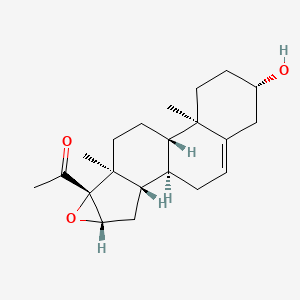 16beta,17-Epoxy-3beta-hydroxy-17alpha-pregn-5-en-20-one