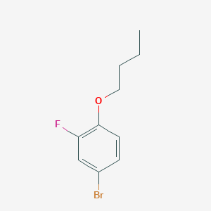 molecular formula C10H12BrFO B1280761 4-溴-1-丁氧基-2-氟苯 CAS No. 54509-63-6
