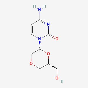 (6-(Hydroxymethyl)-1,4-dioxan-2-yl)-cytosine