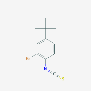 molecular formula C11H12BrNS B12807631 2-Bromo-4-tert-butylphenyl isothiocyanate CAS No. 886501-13-9