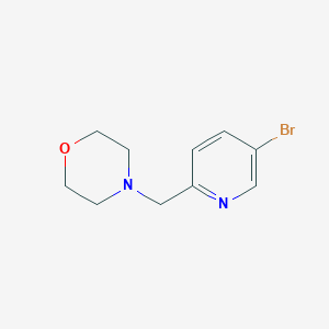 molecular formula C10H13BrN2O B1280770 4-((5-溴吡啶-2-基)甲基)吗啉 CAS No. 294851-95-9