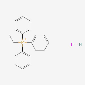 molecular formula C20H21IP+ B12807748 Ethyl triphenyl phosphonium iodide 