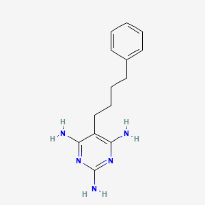 2,4,6-Pyrimidinetriamine, 5-(4-phenylbutyl)-