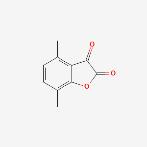 molecular formula C10H8O3 B12807816 4,7-Dimethyl-2,3-benzofurandione CAS No. 31297-30-0