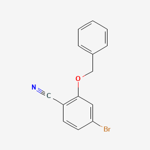molecular formula C14H10BrNO B1280785 2-苄氧基-4-溴苯甲腈 CAS No. 693232-03-0