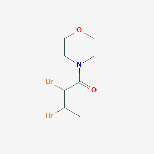 molecular formula C8H13Br2NO2 B12807865 4-(2,3-Dibromobutyryl)morpholine CAS No. 6628-48-4