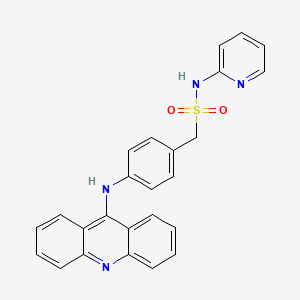 Methanesulfonamide, 1-(p-(9-acridinylamino)phenyl)-N-(2-pyridyl)-