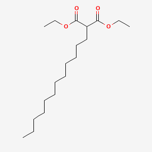 molecular formula C19H36O4 B12808054 Diethyl dodecylpropanedioate CAS No. 7252-87-1