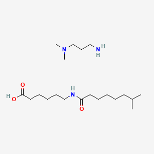 N',N'-dimethylpropane-1,3-diamine;6-(7-methyloctanoylamino)hexanoic acid