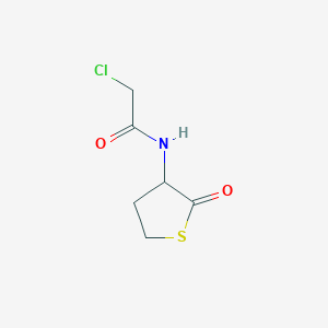 molecular formula C6H8ClNO2S B128081 2-氯-N-(2-氧代硫代环丙烷-3-基)乙酰胺 CAS No. 84611-22-3