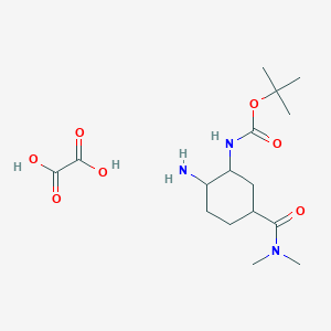 molecular formula C16H29N3O7 B12808102 EthanediaMide iMpurity A 