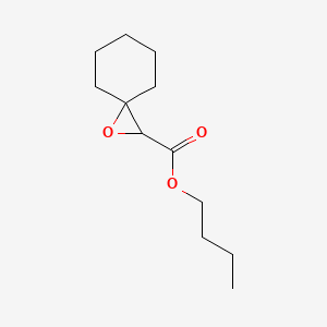 molecular formula C12H20O3 B12808169 Butyl 1-oxaspiro[2.5]octane-2-carboxylate CAS No. 65017-36-9