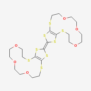 molecular formula C22H32O6S8 B12808217 36Kgn8MC9B CAS No. 98449-88-8