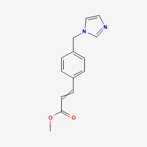 Methyl 3-[4-(imidazol-1-ylmethyl)phenyl]prop-2-enoate