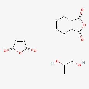 3a,4,7,7a-Tetrahydro-2-benzofuran-1,3-dione;furan-2,5-dione;propane-1,2-diol