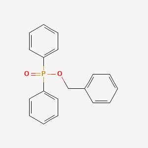 molecular formula C19H17O2P B12808299 Benzyl diphenylphosphinate CAS No. 5573-42-2