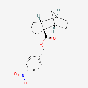 4,7-Methano-3aH-indene-3a-carboxylic acid, octahydro-, (4-nitrophenyl)methyl ester, (3aalpha,4alpha,7alpha,7aalpha)-