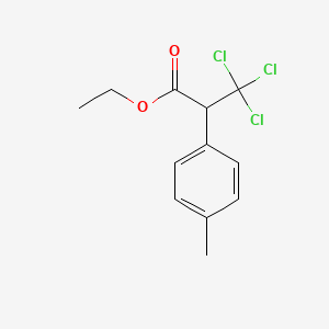 Ethyl 3,3,3-trichloro-2-(4-methylphenyl)propanoate