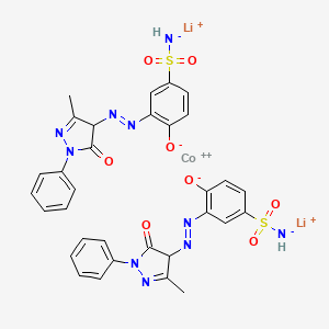 molecular formula C32H26CoLi2N10O8S2 B12808383 Einecs 267-695-2 CAS No. 67906-23-4