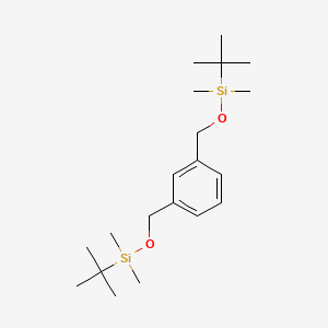 molecular formula C20H38O2Si2 B1280839 1,3-双[(叔丁基二甲基甲硅烷基氧基)甲基]苯 CAS No. 1055310-31-0