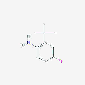 molecular formula C10H14IN B1280844 2-叔丁基-4-碘苯胺 CAS No. 881057-14-3