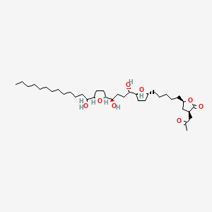 molecular formula C37H66O8 B12808459 2,4-cis-Gigantecinone CAS No. 196090-62-7