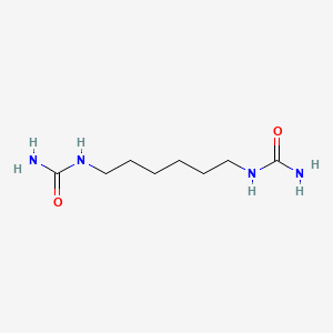 molecular formula C8H18N4O2 B12808461 1,1'-Hexane-1,6-diyldiurea CAS No. 2188-09-2