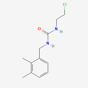 molecular formula C12H17ClN2O B12808476 1-(2-Chloroethyl)-3-(2,3-dimethylbenzyl)urea CAS No. 102433-41-0