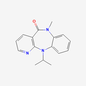 N11-Isopropyl-N6-methyl-6,11-dihydro-5H-pyrido(2,3-b)(1,5)benzodiazepin-5-one