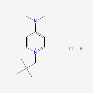 1-(2,2-dimethylpropyl)-N,N-dimethylpyridin-1-ium-4-amine;hydrochloride