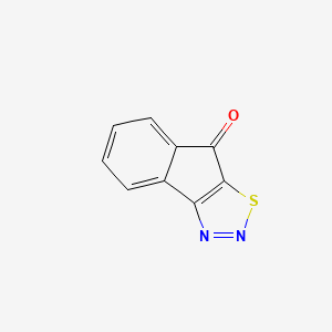 molecular formula C9H4N2OS B12808515 8H-Indeno(1,2-d)(1,2,3)thiadiazol-8-one CAS No. 87694-38-0